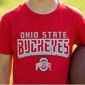 Rivalry Threads Ohio State Buckeyes Kids Red Graphic T-Shirt NCAA M 8/10
